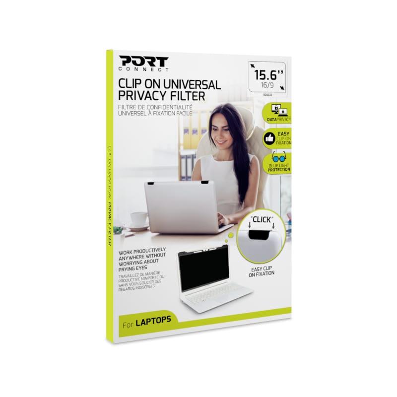 Port Connect 2D Clip On Universal Privacy Filter 15.6″