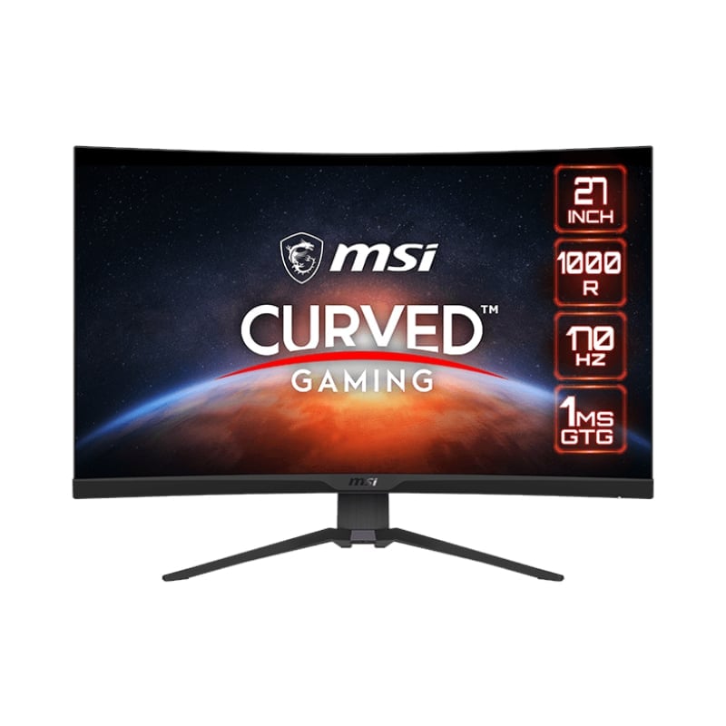 MSI MAG275CQRF-QD 27″ VA Curved Gaming Monitor (1000R, 2560×1440, 1ms, 170Hz)